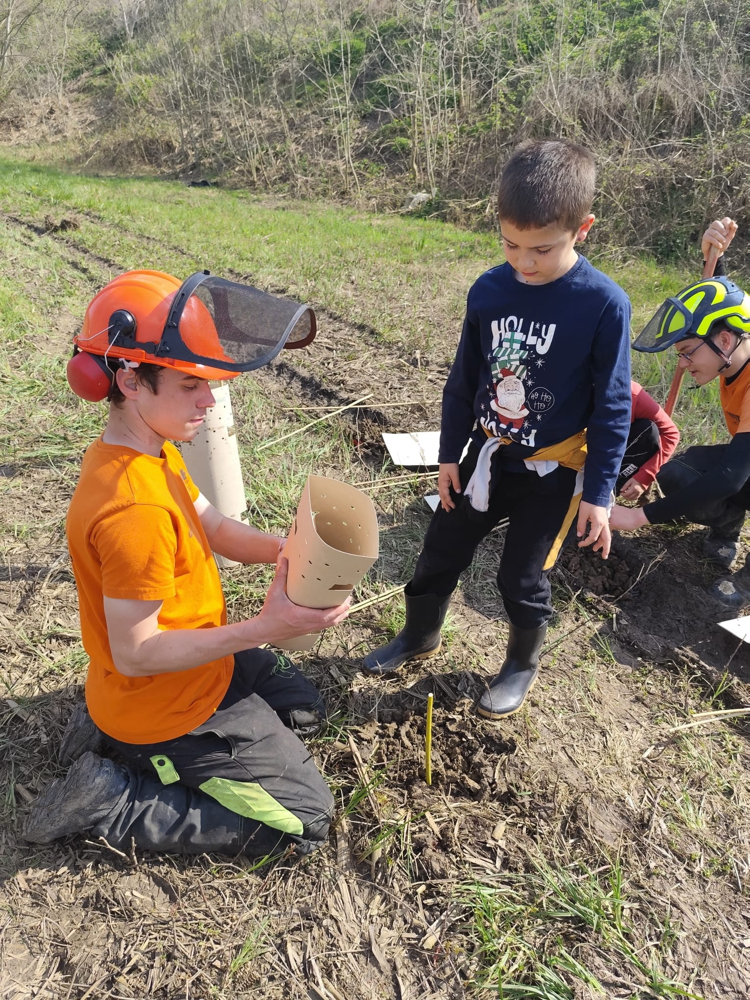 Les élèves GMNF en action à Grièges